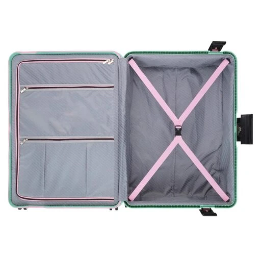 CarryOn Steward TSA Reiskoffer - 75cm Trolley Met Kliksloten - Dubbele Wielen - Mint -Mode Bagage Winkel 1200x1200 89