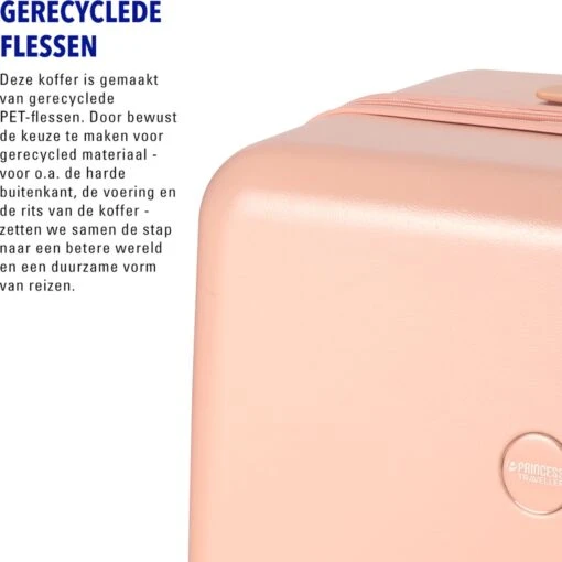 Princess Traveller Harlem - Handbaggage Koffer - Roze - S - 55cm -Mode Bagage Winkel 1200x1200 99