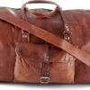 Merkloos Reistas Van ECHTE LEER - Sporttas - Weekendtas MALAGA Echte Leder - Cognac Bruin -HANDGEMAAKTE VINTAGE STIJL Duffel Tas -Mode Bagage Winkel 1200x671 1