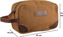 Yakfield - Reistas - Dames En Heren - Combinatiedeal - Weekendtas Zwart Antraciet Grijs - Toilettas Bruin - Compact - Canvas - Vintage -Mode Bagage Winkel 1200x705