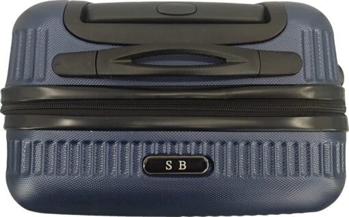 SB Travelbags Handbagage Koffer 55cm 4 Wielen Trolley - Blauw -Mode Bagage Winkel