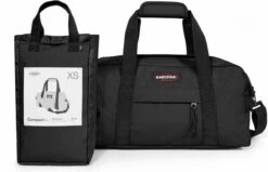 Eastpak COMPACT + Reistas, 23 Liter - Black -Mode Bagage Winkel 1200x774