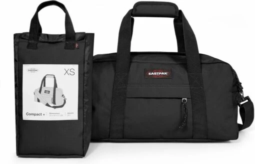 Eastpak COMPACT + Reistas, 23 Liter - Black -Mode Bagage Winkel