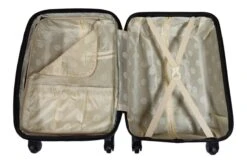 SB Travelbags 'Expandable' Handbagage Koffer 53cm 4 Wielen Trolley - Zilver -Mode Bagage Winkel 1200x775