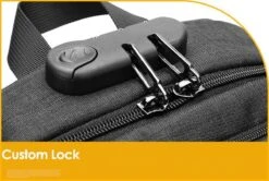 Golden Wolf Rugzak - Rugtas - Laptoptas - Motortas - Antraciet - Smartlock -Mode Bagage Winkel 1200x807