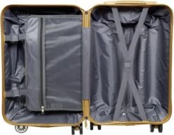 Monopol - Brisbane - Handbagage + BEATYCASE! - 100% Polycarbonaat - Antraciet - Maat XS / 25 Liter + 18 Liter -Mode Bagage Winkel 1200x926