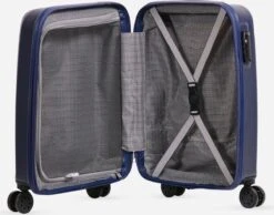 ©TROLLEYZ - Ibiza No.3 - Trolley - 55cm Met TSA Slot - Dubbele Wielen - 360° Spinners - 100% ABS - Handbagage Koffer In Ocean Blue -Mode Bagage Winkel 1200x941