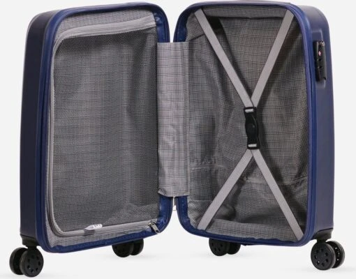 ©TROLLEYZ - Ibiza No.3 - Kofferset 2 Delig - 55cm+78cm Met TSA Slot - Dubbele Wielen - 360° Spinners - 100% ABS - Reiskoffers In Ocean Blue -Mode Bagage Winkel 1200x941 3