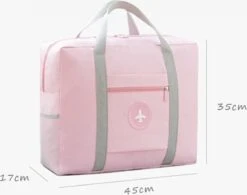 Merkloos Opvouwbare Reistas Paars/Lila - Opbergtas - Weekendtas - Reistas Voor Handbagage - Opvouwbare Reistassen Dames - Reistas Voor Op Koffer - Dames Tas - Damestas - Tas Voor Reizen - Sporttas -Mode Bagage Winkel 1200x945 1