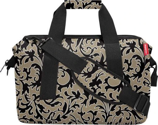 Reisenthel Allrounder M Reistas Sporttas - 18L - Baroque Marble Zwart -Mode Bagage Winkel 1200x948 2