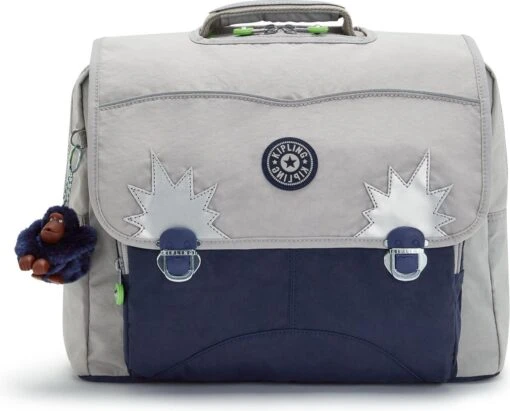 Kipling Iniko Rugzak - Playful Grey -Mode Bagage Winkel 1200x968 2