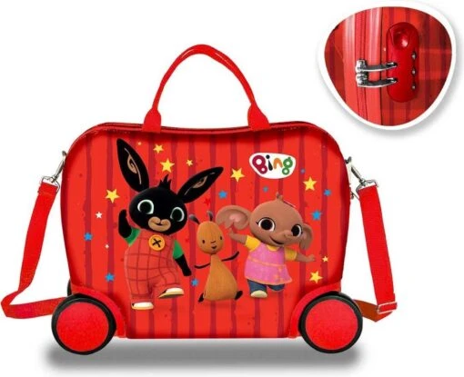 Bing Bunny Reiskoffer - 40 X 32 X 20 Cm - Rood -Mode Bagage Winkel 1200x977 2