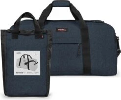 Eastpak TERMINAL + Reistas, 96 Liter - Triple Denim -Mode Bagage Winkel 1200x994