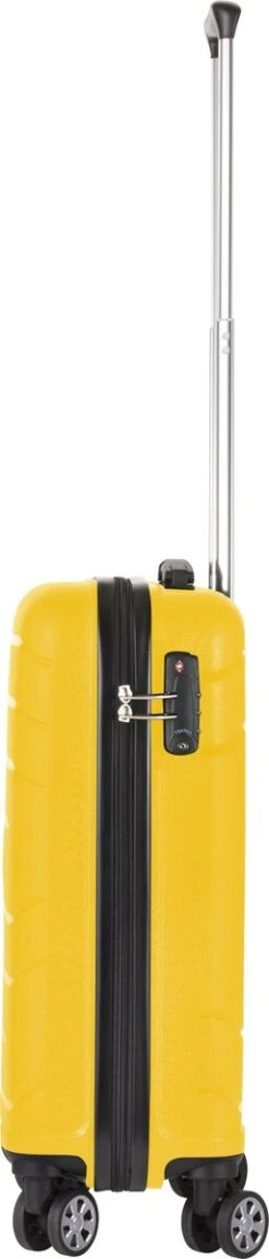 TravelZ Big Bars Handbagagekoffer 55cm Met TSA-slot - Ultrasterk - Geel -Mode Bagage Winkel 257x1200