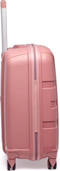 ©TROLLEYZ - Paris No.5 - Reiskoffer - 69cm Met TSA Slot - Dubbele Wielen - 360° Spinners - 100% Polypropyleen - Reiskoffer In Rose Blush -Mode Bagage Winkel 423x1200 1