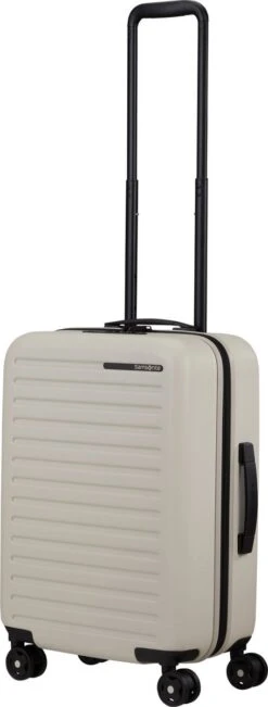 Samsonite Reiskoffer - Stackd Spinner Uitbreidbaar (4 Wielen) 55 Cm Handbagage - Sand - 2.8 Kg -Mode Bagage Winkel 455x1200