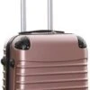 Travelerz Handbagage Koffer Met Wielen 39 Liter - Lichtgewicht - Cijferslot - Rose Goud -Mode Bagage Winkel 457x1200