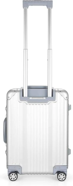 Aluminium Handbagage Koffer Mozzel Darrow - Reiskoffer Met Wielen - 51cm - Harde Koffer - Zilver -Mode Bagage Winkel 473x1200 3