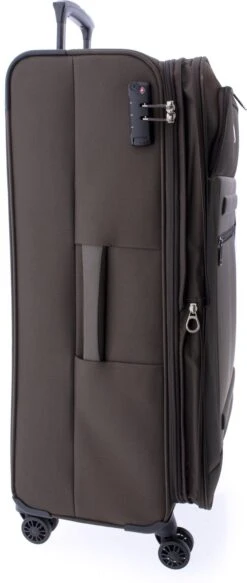 Gladiator Siroco L Grote Koffer 78 Cm - 115 Liter - Expandable - TSA Slot - Bruin -Mode Bagage Winkel 508x1200 2