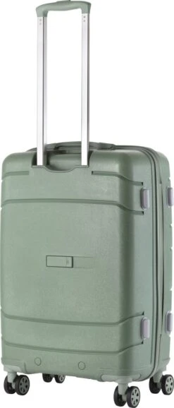 TravelZ Big Bars Reiskoffer 68 Cm Met Dubbele Wielen - Trolley Koffer Met TSA-slot - Olijf -Mode Bagage Winkel 513x1200