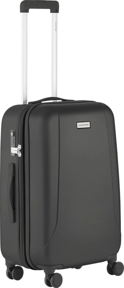 CarryOn Skyhopper Reiskoffer - 68.5cm TSA Trolley Met Expander En OKOBAN - Zwart -Mode Bagage Winkel 519x1200 1