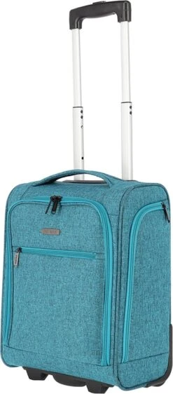 Travelite Handbagage Zachte Koffer / Trolley / Reiskoffer - Cabin - 43 Cm - Blauw -Mode Bagage Winkel 527x1200