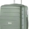 TravelZ Big Bars Reiskoffer 68 Cm Met Dubbele Wielen - Trolley Koffer Met TSA-slot - Olijf -Mode Bagage Winkel 530x1200