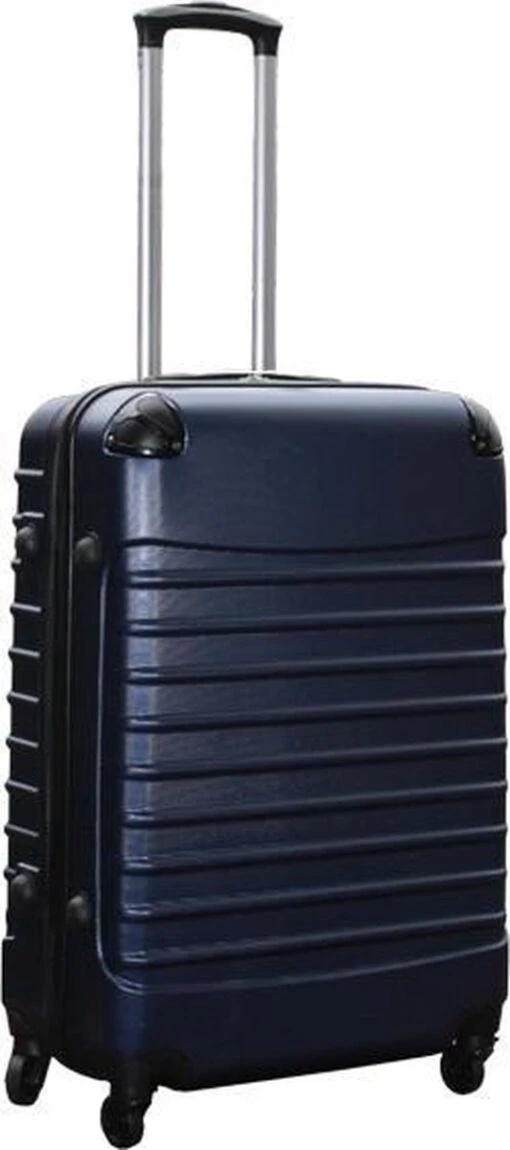 Travelerz Reiskoffer Met Wielen 69 Liter - Lichtgewicht - Cijferslot - Donker Blauw -Mode Bagage Winkel