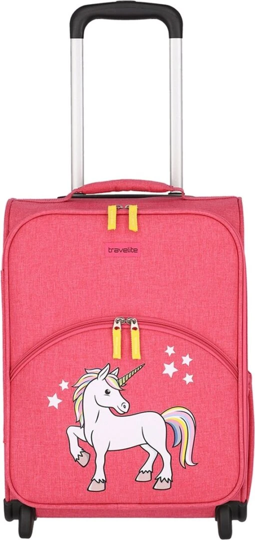 Travelite Handbagage Zachte Koffer / Trolley / Reiskoffer - Youngster - 44 Cm - Roze -Mode Bagage Winkel