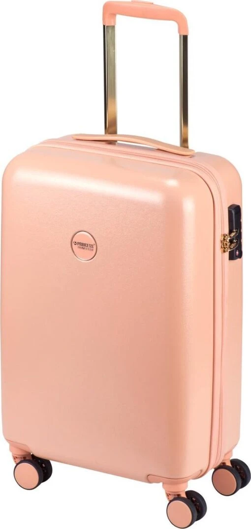 Princess Traveller Harlem - Handbaggage Koffer - Roze - S - 55cm -Mode Bagage Winkel