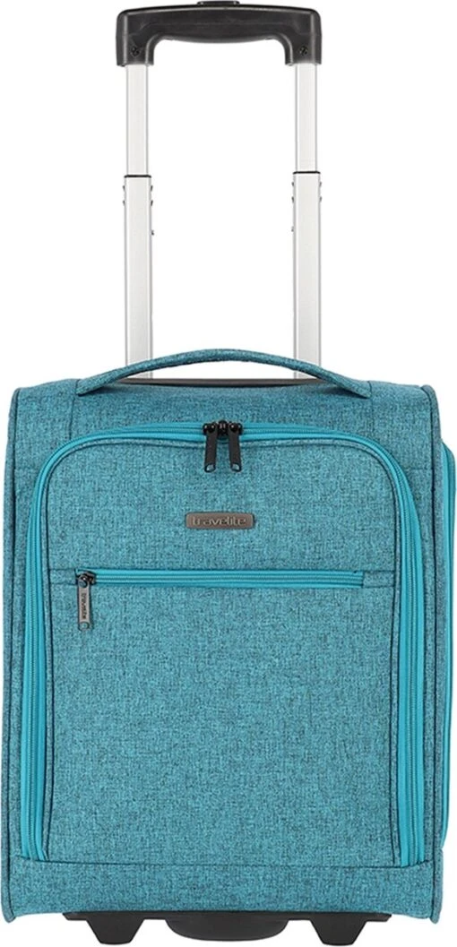 Travelite Handbagage Zachte Koffer / Trolley / Reiskoffer - Cabin - 43 Cm - Blauw -Mode Bagage Winkel