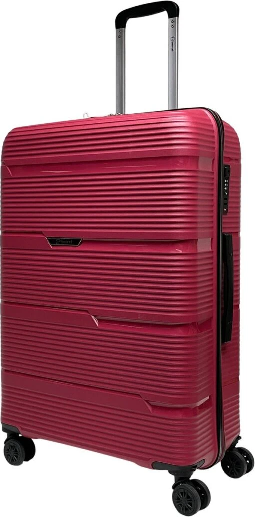 Benzi Izeda Grote Koffer - 75 Cm - 95 Liter - Rood -Mode Bagage Winkel 593x1200 4