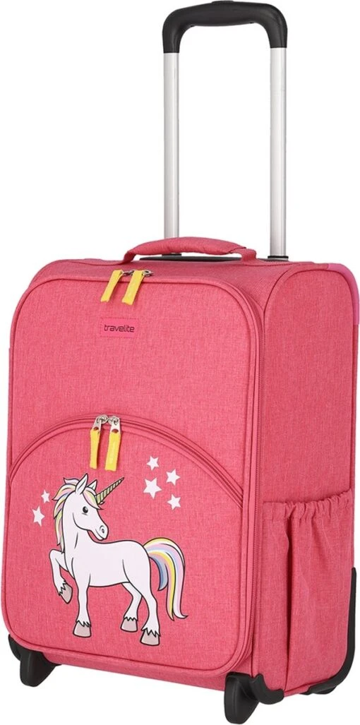 Travelite Handbagage Zachte Koffer / Trolley / Reiskoffer - Youngster - 44 Cm - Roze -Mode Bagage Winkel