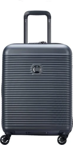 Delsey Handbagage Harde Koffer / Trolley / Reiskoffer - Freestyle - 55 Cm - Grijs -Mode Bagage Winkel 607x1200 1