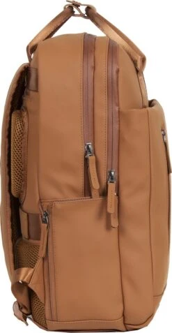 New Rebels® William - Rugtas - Bruin - Waterafstotend - 15.6151413121087 - 20L - 28x16x44cm - Rugzak / Backpack -Mode Bagage Winkel 622x1200 3