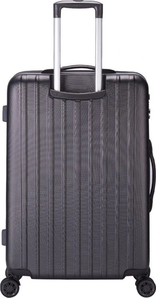 Decent Tranporto-One Medium Koffer - 66 Cm - TSA Slot - Anthracite -Mode Bagage Winkel