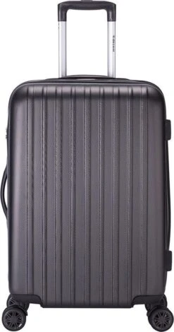 Decent Tranporto-One Medium Koffer - 66 Cm - TSA Slot - Anthracite -Mode Bagage Winkel 630x1200