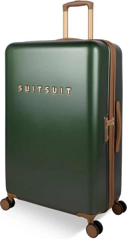 SUITSUIT - Fab Seventies Classic - Beetle Green - Reiskoffer (76 Cm) -Mode Bagage Winkel