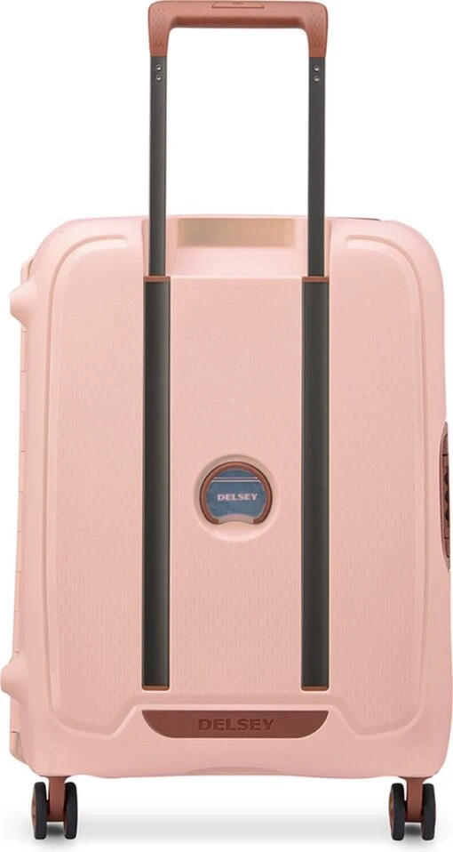 Delsey Moncey 4 Wheel Slim Cabin Trolley 55 Pink -Mode Bagage Winkel