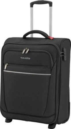 Travelite Cabin 2 Wheel Trolley Black -Mode Bagage Winkel 663x1200 2