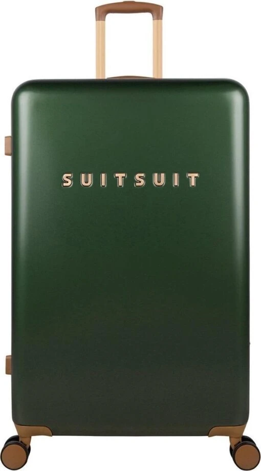 SUITSUIT - Fab Seventies Classic - Beetle Green - Reiskoffer (76 Cm) -Mode Bagage Winkel