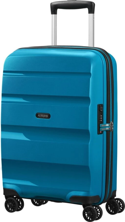 American Tourister Reiskoffer - Bon Air Dlx Spinner 55/20 Tsa (Handbagage) Seaport Blue -Mode Bagage Winkel 678x1200 1