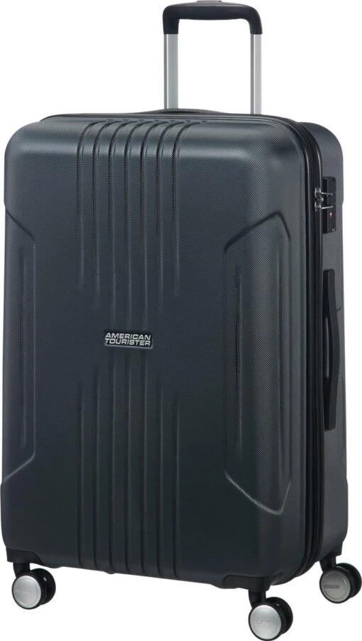 American Tourister Tracklite Spinner Reiskoffer 67 Cm - Dark Slate -Mode Bagage Winkel 679x1200 2