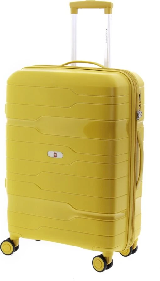 Gladiator Boxing Middelgrote Koffer Expandable 67 Cm 70/80 Liter TSA Slot - Kurkumageel -Mode Bagage Winkel 684x1200 1