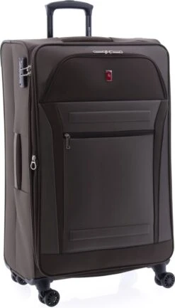 Gladiator Siroco L Grote Koffer 78 Cm - 115 Liter - Expandable - TSA Slot - Bruin -Mode Bagage Winkel 685x1200 2