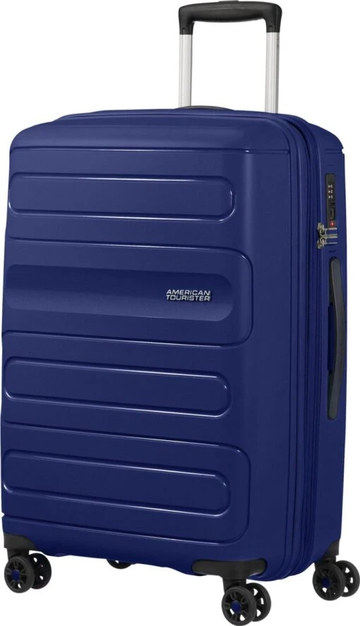 American Tourister Reiskoffer - Sunside Spinner 68/25 Uitbreidbaar (Medium) Dark Navy -Mode Bagage Winkel 691x1200 1