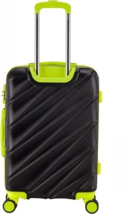 Decent Lumi Fix Handbagage Koffer - 55 Cm - Black/Lemon -Mode Bagage Winkel 705x1200