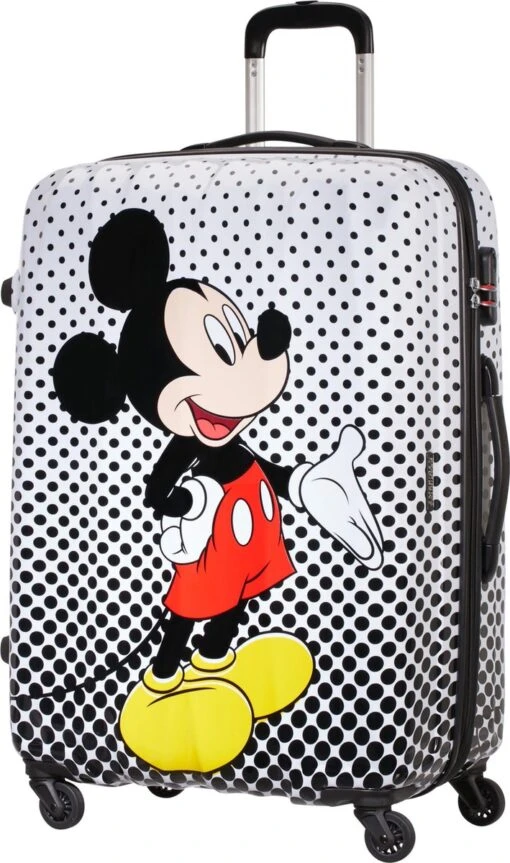 American Tourister Reiskoffer - Disney Legends Spinner 75/28 Alfatwist (Large) Mickey Mouse Polka Dot -Mode Bagage Winkel 709x1200 1