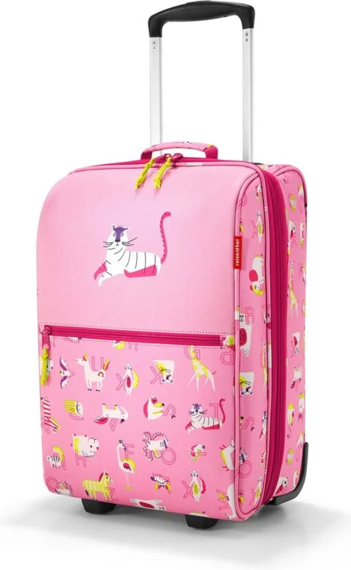 Reisenthel Trolley XS Kids ABC Friends Pink -Mode Bagage Winkel 740x1200 1