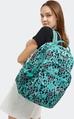 Kipling Seoul Rugzak - Leopard Flower -Mode Bagage Winkel 753x1200 3